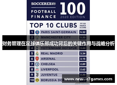 财务管理在足球俱乐部成功背后的关键作用与战略分析