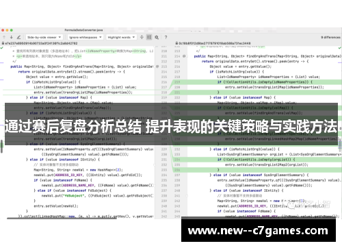通过赛后复盘分析总结 提升表现的关键策略与实践方法